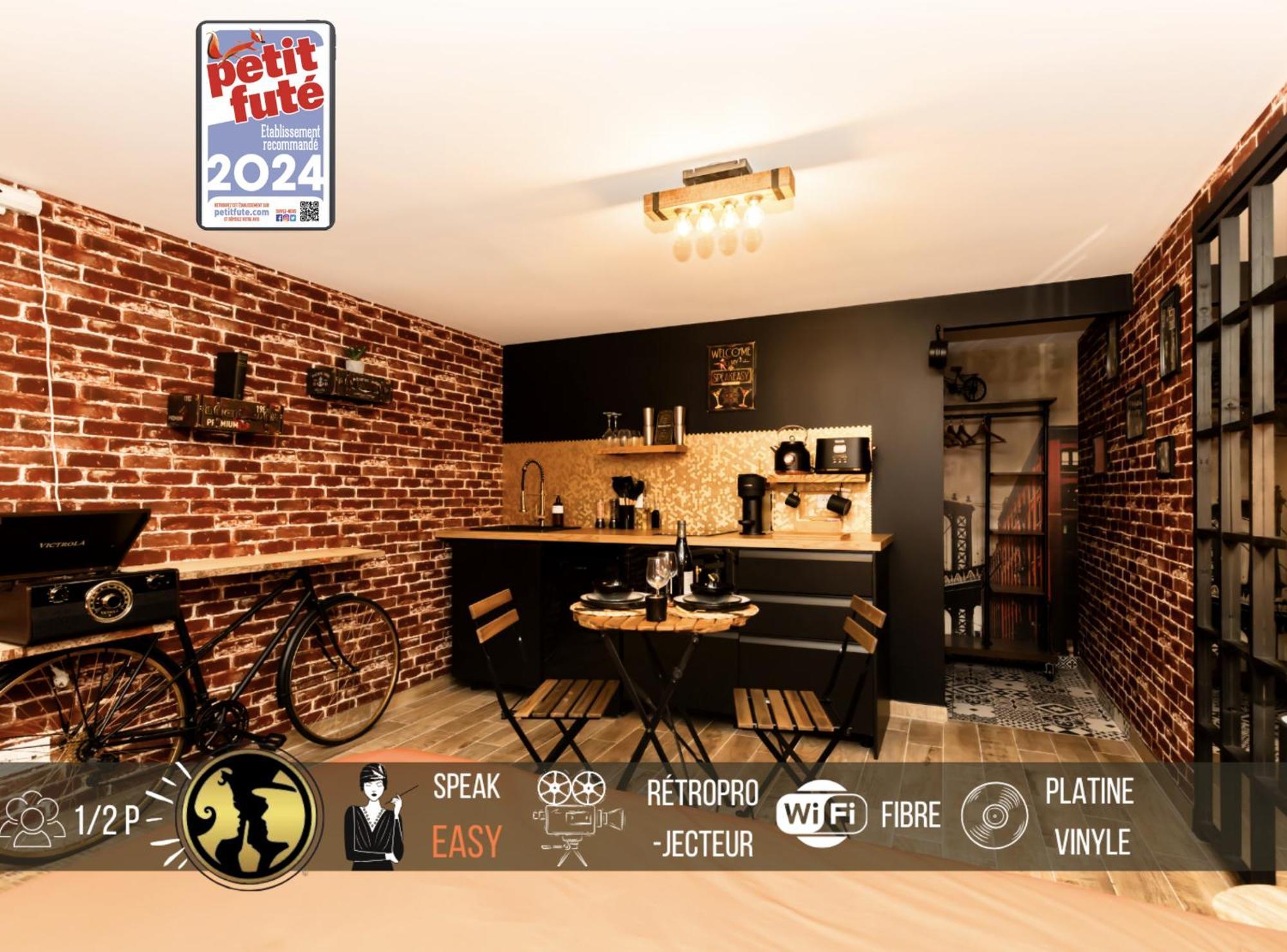 "The Speakeasy" Pub New Yorkais Centre Ville - Ideal Pro - Wifi Fibre - Retroprojecteur Cinema Saint-Etienne  Extérieur photo